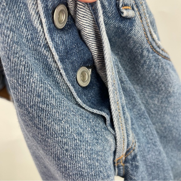 Rag & Bone 24 Rosa Mid Rise Walking 0180 Shorts bermuda Blue Denim Jean cotton - Picture 11 of 13